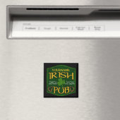 Aimant Symbole de pub irlandais personnalisé (In Situ (Lave-vaisselle))
