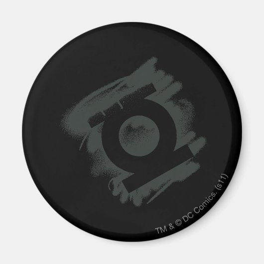 Aimant Symbole de pulvérisation de lanterne verte (Devant)