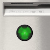 Aimant Symbole de radioactivité vert amusant (In Situ (Lave-vaisselle))