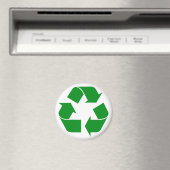Aimant Symbole de recyclage - Vert (In Situ (Lave-vaisselle))