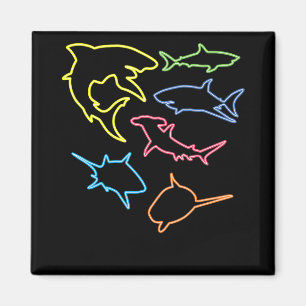 Aimant Symbole de requin - Cadeaux adorés de requins mign