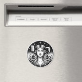 Aimant Symbole de virus du signe Horoscope (In Situ (Lave-vaisselle))