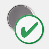 Aimant Symbole d'écriture de la marque verte (Recto/Verso)