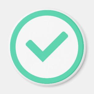 Aimant Symbole d'écriture de la marque verte