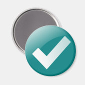 Aimant Symbole d'écriture de la marque verte (Recto/Verso)