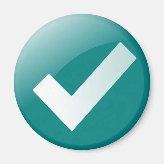 Aimant Symbole d'écriture de la marque verte (Devant)