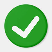 Aimant Symbole d'écriture de la marque verte (Devant)