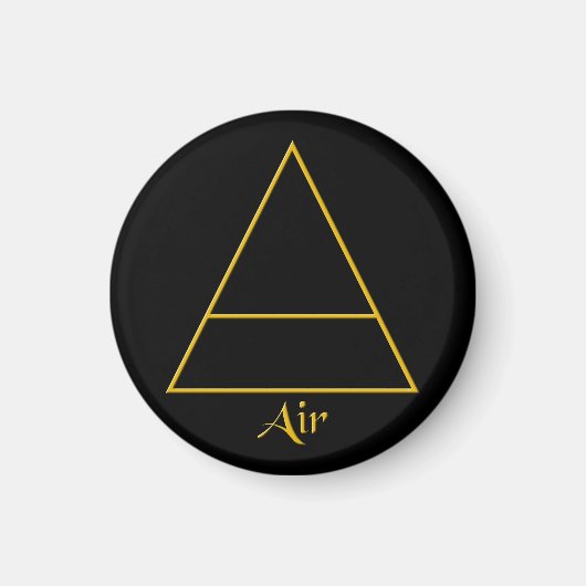 Aimant Symbole d'élément d'air de Falln Pagan (Devant)