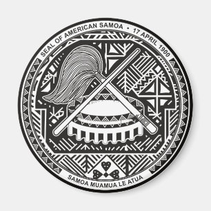 Aimant Symbole d'héraldique officiel des Samoa américaine