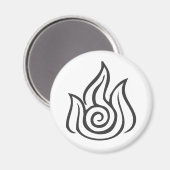 Aimant Symbole d'incendie (Recto/Verso)