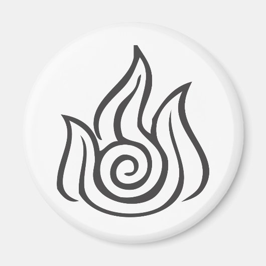 Aimant Symbole d'incendie (Devant)