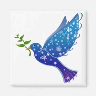 Aimant Symbole d'oiseaux de la colombe de la paix Amour L