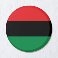 Symbole drapeau panafricain et unia / ventilateur 