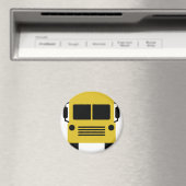 Aimant symbole du bus scolaire jaune (In Situ (Lave-vaisselle))