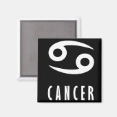 Aimant Symbole du cancer du zodiaque (Recto/Verso)