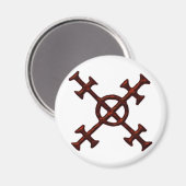 Aimant Symbole du chaos (Recto/Verso)