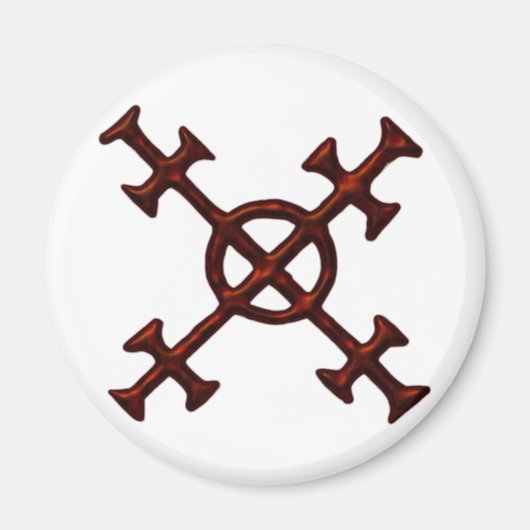 Aimant Symbole du chaos (Devant)