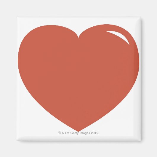 Aimant Symbole du coeur (Devant)