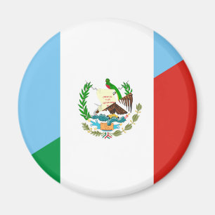 Aimant symbole du demi-drapeau guatemala mexique