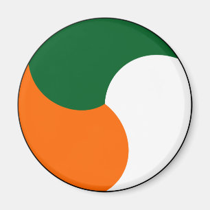 Aimant Symbole du drapeau irlandais de l'armée