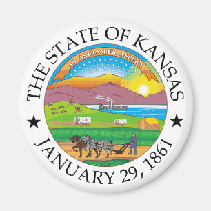 Aimant Symbole du Kansas