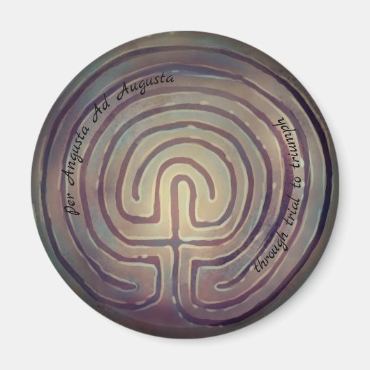 Aimant Symbole du Labyrinthe (Devant)