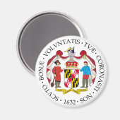 Aimant Symbole du Maryland (Recto/Verso)