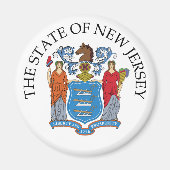 Aimant Symbole du New Jersey (Devant)
