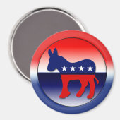 Aimant Symbole du Parti démocratique (Recto/Verso)
