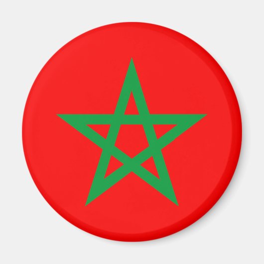 Aimant symbole du pays du maroc (Devant)