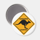Aimant SYMBOLE DU PAYS Kangaroo (Recto/Verso)