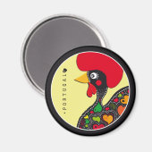 Aimant Symbole du Portugal - Grille (Recto/Verso)