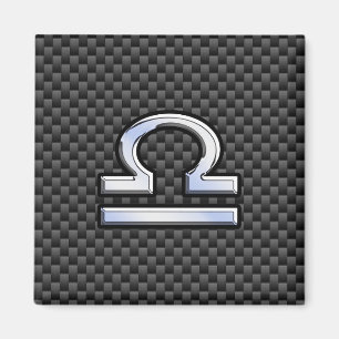 Aimant Symbole du Zodiaque de la Libra sur la décoration 