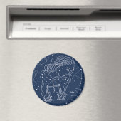 Aimant Symbole du zodiaque Libra (In Situ (Lave-vaisselle))