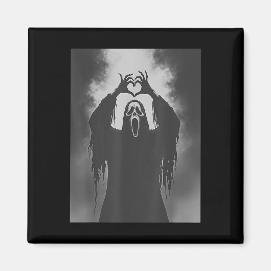 Aimant Symbole Éffrayant Costume Fantôme Hallowe (Devant)