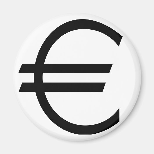 Aimant SYMBOLE Euro (Devant)