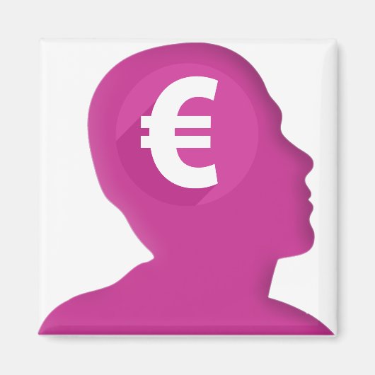 Aimant SYMBOLE Euro (Devant)