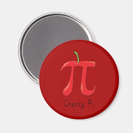 Aimant Symbole Fantaisie Math Cherry Pi (Recto/Verso)