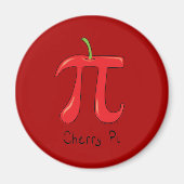 Aimant Symbole Fantaisie Math Cherry Pi (Devant)
