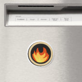 Aimant SYMBOLE FEU Ninjas ASILE FEU Ninjas (In Situ (Lave-vaisselle))