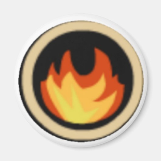 Aimant SYMBOLE FEU Ninjas ASILE FEU Ninjas (Devant)