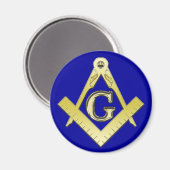 Aimant Symbole franc-maçonnerie (Recto/Verso)