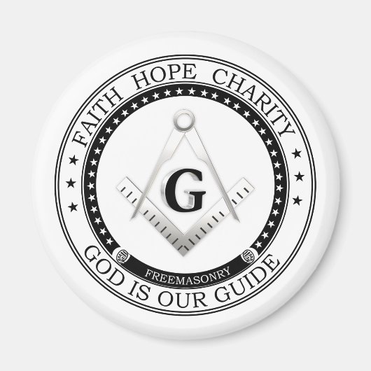 Aimant Symbole franc-maçonnerie (Devant)