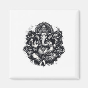 Aimant Symbole Ganesh Yoga Dieu Éléphant Hindou Ganesha P