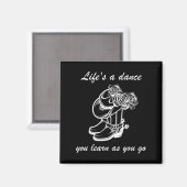 Aimant Symbole Graphique Drôle Vive Une Danse Que Vous Ap (Recto/Verso)