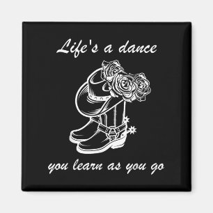 Aimant Symbole Graphique Drôle Vive Une Danse Que Vous Ap