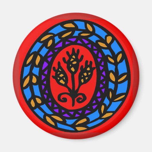 Aimant SYMBOLE HEX Hollandais Pennsylvanie Hops (Devant)