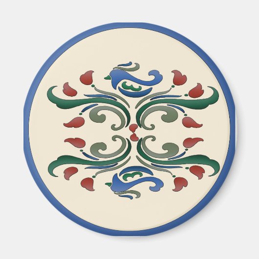 Aimant SYMBOLE HEXX Hollandais Oiseaux (Devant)