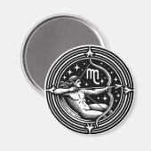 Aimant SYMBOLE Horoscope Sagittarius Archer Symbole (Recto/Verso)