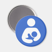 Aimant Symbole international de l'allaitement maternel (Recto/Verso)